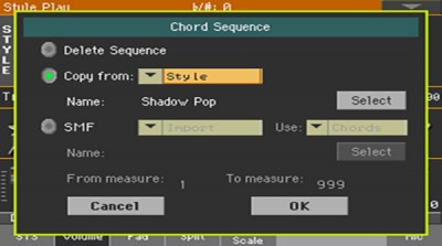 Chord Sequence Edit